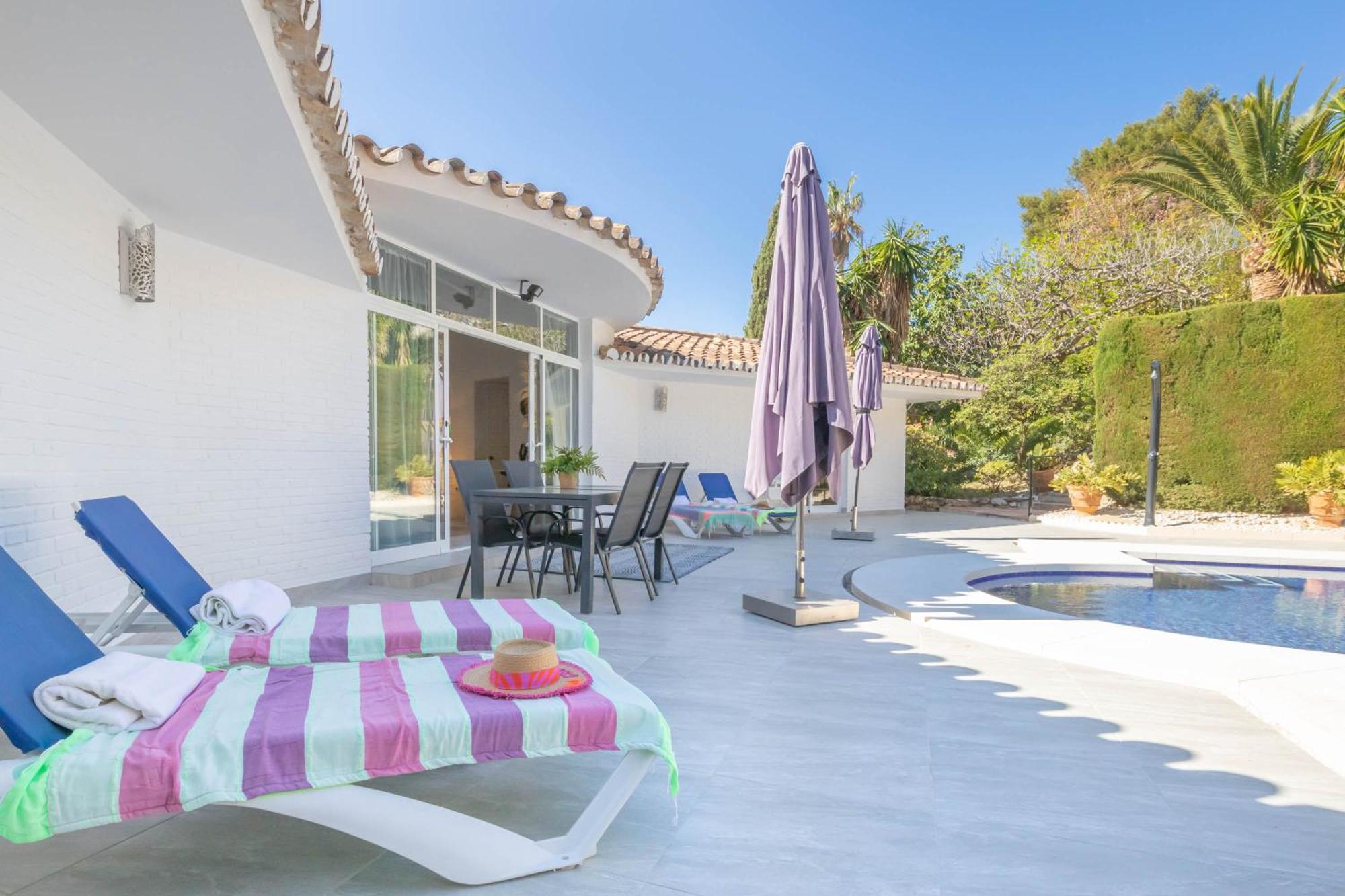 Pool Villa Rancho Domingo Family Friendly - Happy Rentals Benalmádena Exterior foto