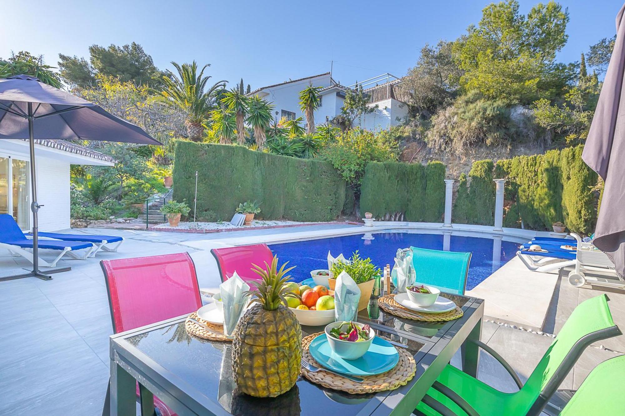 Pool Villa Rancho Domingo Family Friendly - Happy Rentals Benalmádena Exterior foto
