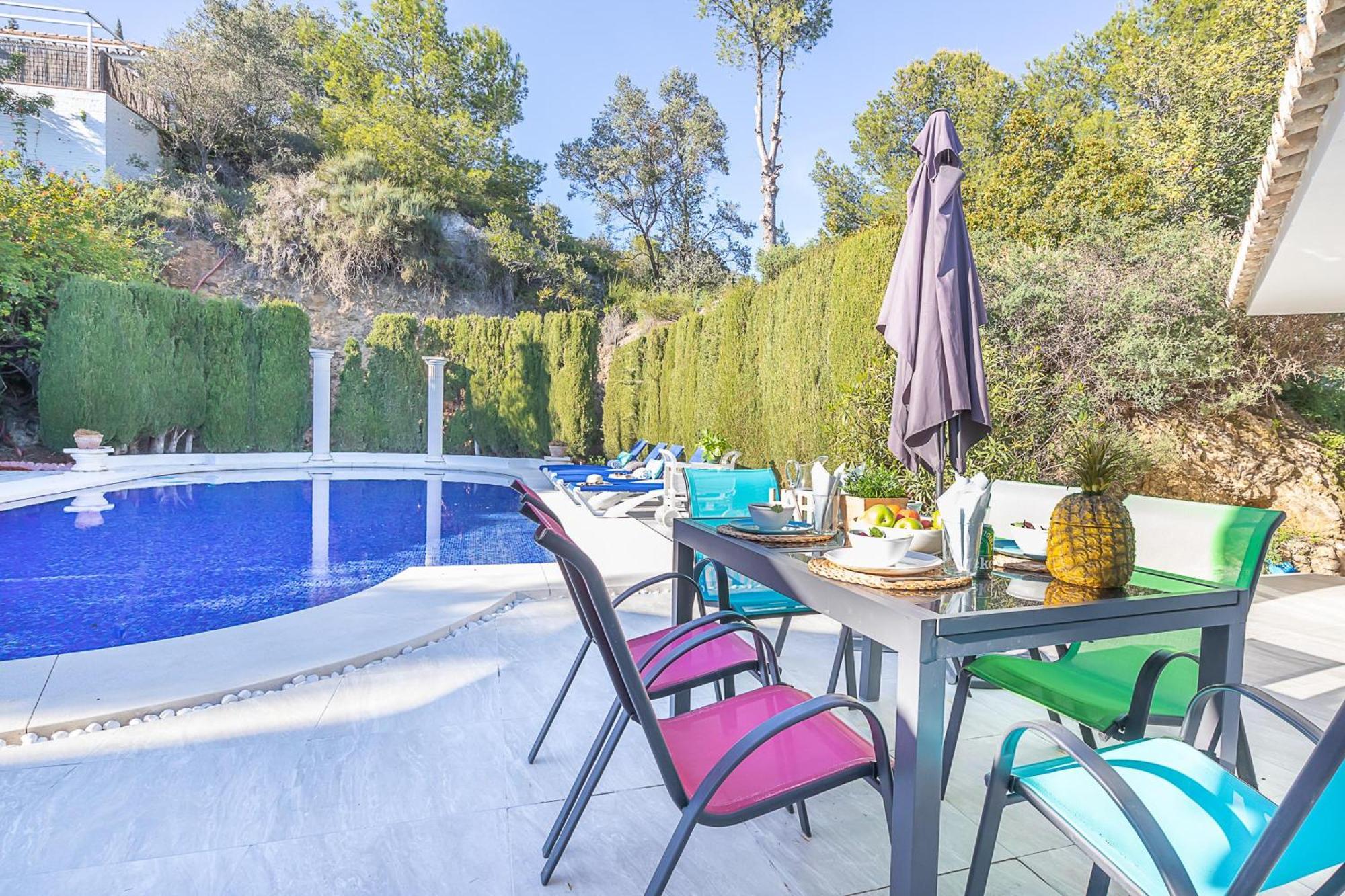 Pool Villa Rancho Domingo Family Friendly - Happy Rentals Benalmádena Exterior foto